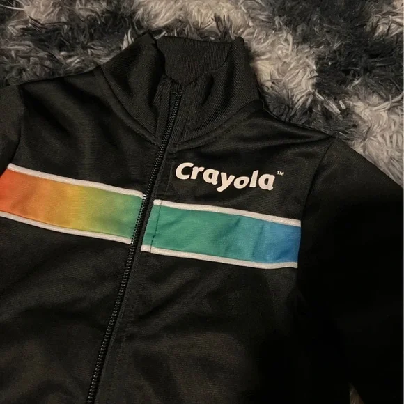 Crayola Gray Jacket with Vibrant Accents - Picture 4 of 6